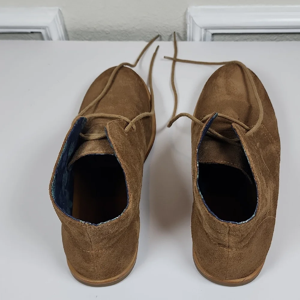 Lucky Brand Women Brown Tan Master Chukka Size 9.5 M